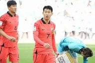 韓国代表、ギリギリの引き分けにソン・フンミンはヒザを落とした【ヨルダン代表vs韓国代表】原悦生PHOTOギャラリー「サッカー遠近」の画像