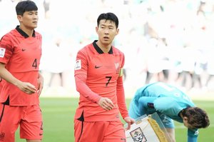 韓国代表、あわや敗北もヨルダン代表のオウンゴールで引き分け【PHOTOギャラリー AFCアジアカップ ヨルダン代表vs韓国代表 2024年1月20日 20:30キックオフ】（渡辺航滋撮影）の画像