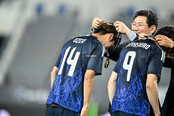 【山田新＆大関友翔アルバム】韓国戦での川崎フロンターレ2選手の写真43枚！ 試合出場ならずも韓国・龍仁で戦った記録写真「日本代表ー韓国代表」の画像012