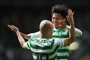 サッカー日本代表・旗手怜央「1ゴール＆PK奪取」、前田大然「1ゴール1アシスト」の大活躍!!古橋亨梧、約3か月半ぶりの復帰戦で｢セルティックが7-0大勝｣！代表コンビが同時スタメンで奪った｢圧巻のゴール｣とは?【動画】の画像