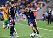 イケメン谷口彰悟の｢不運なオウンゴール｣による敗戦ピンチを救った、もう一人のイケメン中村敬斗の｢オウンゴール誘発｣【FIFAワールドカップ・アジア最終予選　日本代表vsオーストラリア代表】PHOTOギャラリーの画像