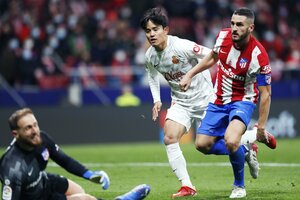 日本代表・久保建英の劇的決勝ゴールがスペイン｢ベストゴール5｣に選出！アトレティコ戦で決めたロングカウンターからの鮮やかすぎる「股抜き弾」!このゴールを超えるゴールはあるか?【動画】の画像