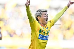 【試合アルバム】「ジェフユナイテッド千葉―水戸ホーリーホック」ホームで2―1勝利で首位堅持！ 高橋壱晟、田中和樹ゴールで水戸突き放すの画像