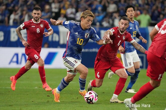 新婚・堂安律らの活躍でW杯アジア2次予選を6試合無失点！バイエルンに旅立つ伊藤洋輝と遭遇【日本代表vsシリア代表】原悦生PHOTOギャラリー｢サッカー遠近｣の画像005