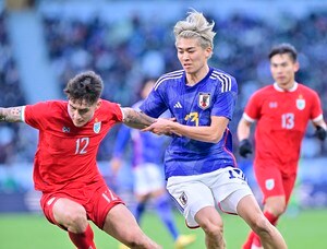 「男だけど中村惚れる」「アイドル並みにイケメン」中村敬斗が日本代表の練習中に見せた「さりげない仕草の映像」にファン興奮！「どこまでかっこいいんだ」と驚きの声の画像