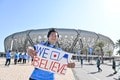 【サポーターアルバム】川崎のアジア王者を願って、ACLE決勝直前にスタジアム前で撮影した83枚のサポーター写真！ 「アル・アハリー川崎フロンターレ」の画像082