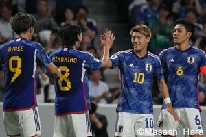 藤田譲瑠チマ、澤穂希、川淵三郎｢お宝｣公開【現地撮】中村敬斗の｢美しい｣アシストに東京ドームが燃えた夜　サッカー日本代表｢Ｗ杯2026アジア2次予選シリア戦｣の画像