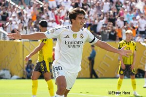 得点王らの2ゴールで楽勝かと思いきや…後半ATに待っていた｢クレージーな10分間｣、シャビ・アロンソ監督を救った｢エースと守護神｣【レアル・マドリードvsボルシア・ドルトムント】原悦生PHOTOギャラリーの画像