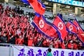 「一体感すごい」「めっちゃ多いぞ……？」なでしこジャパン戦に駆け付けた「北朝鮮サポーターの迫力」に驚きの声続々！ 2万が訪れた観客の中で存在感あるアウェイ席の画像007