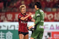 「ユニフォームだとこんなにシュールなの」白バイに乗ったJ1鹿島の3選手に広がる反応 ……「DJ沖ポリス」「ナオは取り締まり厳しくて犯罪減りそうやね」などの声の画像