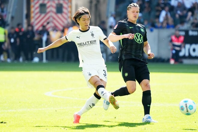 サッカー日本代表DF板倉滉に下された｢厳しい採点｣に異議アリ！　20歳FW福田師王は与えられた短い時間に全集中も…｢難しい今後｣【ボルシアMG vs ヴォルフスブルク】PHOTOギャラリーの画像010