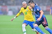 サッカー日本代表、ブラジル戦の「9段階評価」!超強豪国との戦いで「奮闘した選手」!レアル・マドリードDFと対峙した三笘薫の評価は?【図表】の画像