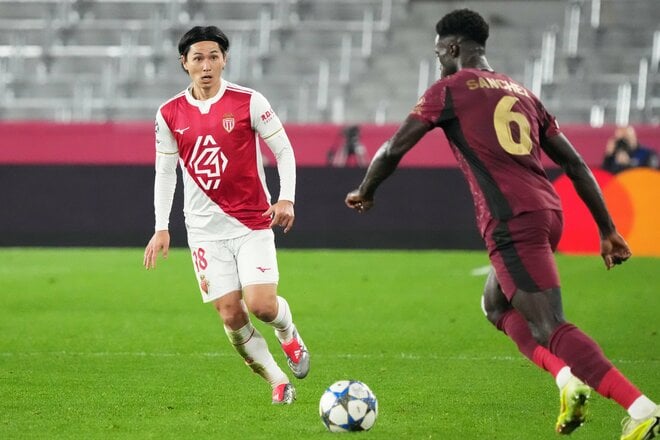 ｢ほぼすべてのチャンスに関与｣モナコ南野拓実のCL現地密着！74分間のプレーでプレイヤー・オブ・ザ・マッチ選出｢次の2試合の相手は非常に手強い｣激白【ASモナコvsガラタサライ】PHOTOギャラリーの画像009