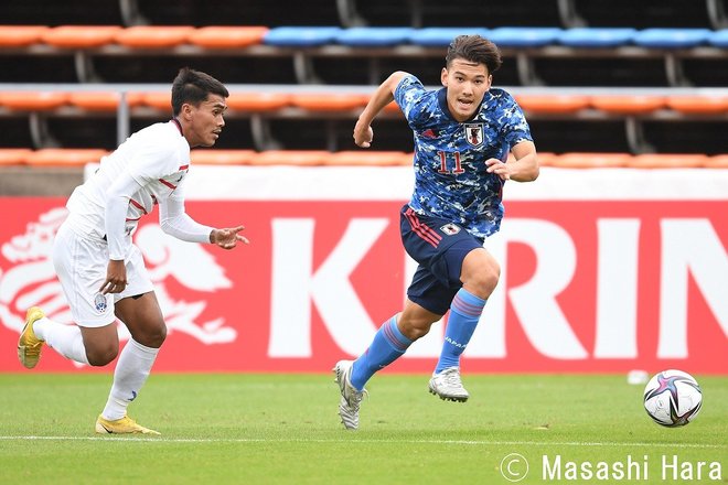 【久保建英のチームメート候補】4対0圧勝!「パリ五輪世代」U22日本代表「青い宝石」始動【VSカンボジア代表戦】「初の代表入り、佐藤恵允20歳の可能性」(1)の画像