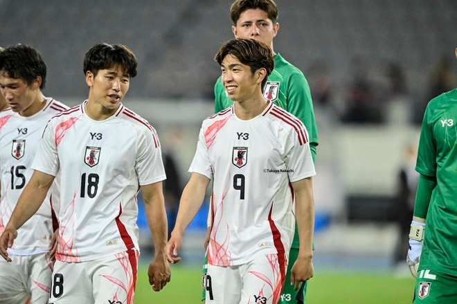 【日本代表FW宮代大聖アルバム】ヴィッセル神戸FW宮代大聖の中国戦での写真20枚！ 試合に出場せずも、現地で披露した日本代表2ndユニフォーム着用姿「日本代表ー中国代表」の画像010