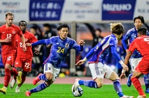 「鳥肌立った!」日本代表・旗手怜央が途中出場で繰り出したダイレクトスルーパスが絶妙すぎる！「美しすぎて感動した」「タキ決めて欲しかったなぁ」の声の画像