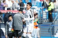 「またピピいるやん」U-19日本代表MF中井卓大がレアル・マドリードのトップチーム練習に再び参加! 「日本の宝」がゴールを決めるシーンも…トニ・クロースらとともに汗を流し「高まる期待」の画像