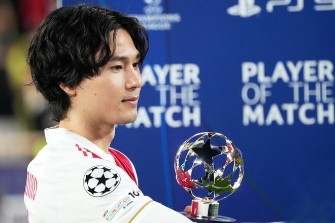 ｢ほぼすべてのチャンスに関与｣モナコ南野拓実のCL現地密着！74分間のプレーでプレイヤー・オブ・ザ・マッチ選出｢次の2試合の相手は非常に手強い｣激白【ASモナコvsガラタサライ】PHOTOギャラリーの画像026