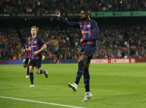 ｢えぐすぎないか｣!? バルセロナのウスマン・デンベレが1ゴール3アシストの大暴れ! ビルバオ戦勝利に大貢献したサッカーフランス代表FWの｢圧巻プレー｣の画像