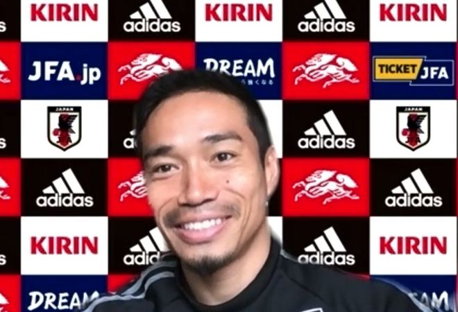 日本代表メキシコ戦直前(2)DF長友佑都「貢献するためここにいる。123試合出場にうれしさはまったくない」の画像