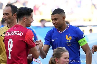 画像・写真：【UEFA EURO2024現地撮】エムバペ、レヴァンドフスキ両国