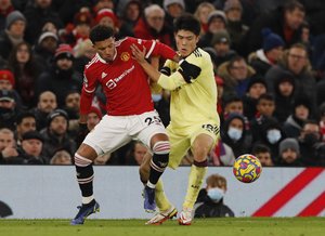 【プレミア分析】日本代表・アーセナル冨安健洋「フル出場」！クリスティアーノ・ロナウド、ジェイドン・サンチョとの1対1を制するも敗戦【マンチェスター・ユナイテッド対アーセナル】(1)の画像