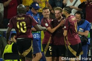 【UEFA　EURO2024現地撮】怪物ルカクのアシスト、天才デ・ブライネのゴールで本命ベルギー代表が初勝利【 ベルギー代表vsルーマニア代表 2024年6月23日4:00キックオフ】PHOTOギャラリーの画像