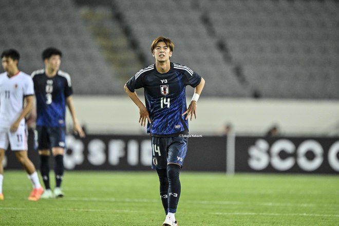 【試合アルバム】川崎フロンターレFW大関友翔の20歳での代表デビューの試合写真45枚！ 堂々のプレーで躍動披露「日本代表ー香港代表」の画像015