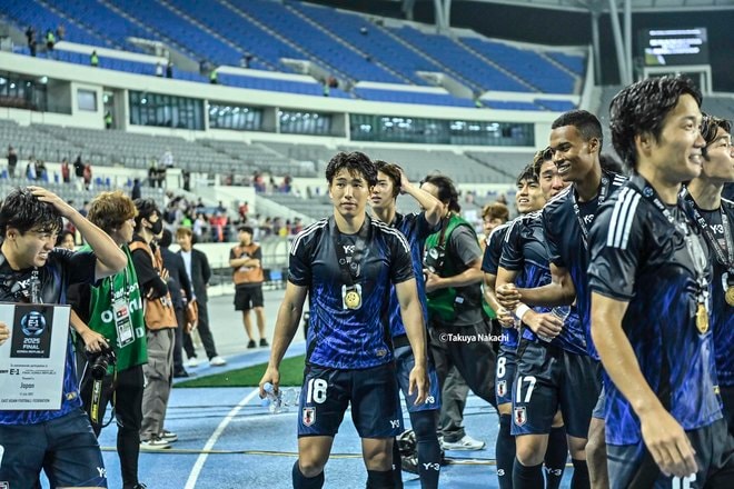 【山田新＆大関友翔アルバム】韓国戦での川崎フロンターレ2選手の写真43枚！ 試合出場ならずも韓国・龍仁で戦った記録写真「日本代表ー韓国代表」の画像030