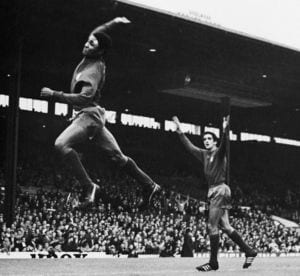 大住良之の「この世界のコーナーエリアから」連載第67回「過剰なゴールパフォーマンスの愚」(1)動物行動学で「18種類に分類」されたゴール後の行動の画像