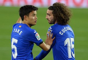 ヘタフェ久保建英、先発出場も「一発レッドと両監督退場」の激動に消える！次節レアル戦に期待の画像