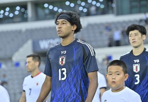 【サンフレッチェ広島「E-1」アルバム】J1広島に所属する日本代表5選手の香港戦の写真54枚！ジャーメイン良、中村草太、川辺駿、田中聡、荒木隼人、大迫敬介の現地写真「日本代表ー香港代表」の画像