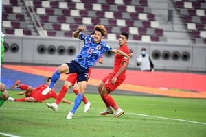 サッカー日本代表・大迫勇也が「半端ない」決勝弾!!中国代表相手に「カンフーキック」でゴール！アジア最終予選初勝利に導いたゴールの凄さとは?【動画】の画像
