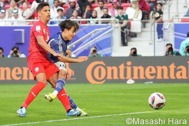 日本代表、上田綺世がオウンゴール返上のダメ押し豪快弾でトドメ！ PHOTOギャラリー【AFCアジアカップ  バーレーン代表vs日本代表 2024年1月31日 20:30キックオフ】の画像005