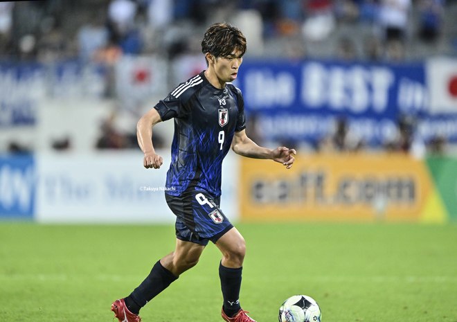 【宮代大聖アルバム】FW宮代大聖の韓国戦で先発出場した写真33枚！ サッカー日本代表がE-1連覇を達成した記念試合での現地写真「日本代表ー韓国代表」の画像007