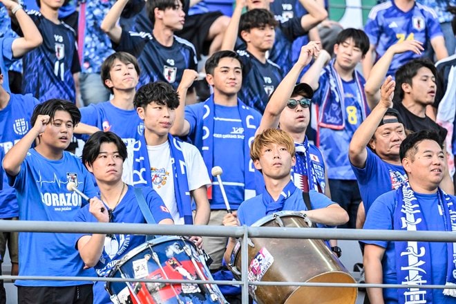 【サポーターアルバム】サッカー日本代表の中国戦完封勝利を支えたサポーター写真63枚！ 韓国・龍仁に駆け付けた現地観客席ショット「日本代表ー中国代表」の画像006