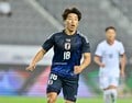 【試合アルバム】川崎フロンターレFW山田新の代表デビュー48枚の試合写真！ 韓国・龍仁で日本代表ユニフォームを着用したプレー写真「日本代表ー香港代表」の画像006