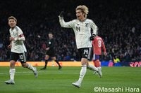 伊東純也弾でのW杯イヤー初戦白星発進を現地撮り！日本代表の新アウェイユニでの戦いぶり！ハムデン・パークのピッチレベルから見えたもの【日本代表vsスコットランド代表】激闘PHOTOギャラリー