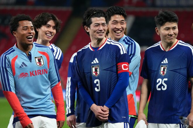 【現地写真100枚】伊東純也＆三笘薫の決勝弾から駆けつけた南野拓実＆遠藤航の姿まで！初招集、復活組、主力組も躍動！森保ジャパン｢英国遠征｣厳選ショットの画像069