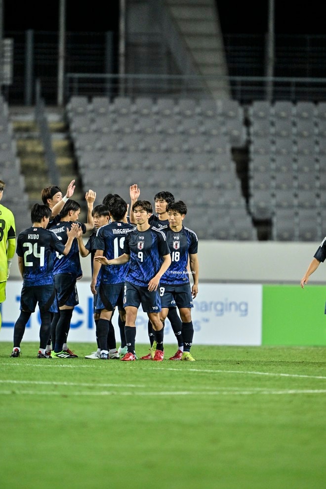 【試合アルバム】川崎フロンターレFW山田新の代表デビュー48枚の試合写真！ 韓国・龍仁で日本代表ユニフォームを着用したプレー写真「日本代表ー香港代表」の画像020