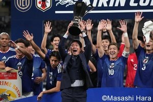 森保ジャパンが優勝！ 圧巻の上田綺世が4戦4発目で先制ゴール＆堂安律が決勝点！ 結婚発表の久保建英も満面の笑み！ 鈴木彩艶が満足げな表情で応え、影山優佳はウインク！【日本代表vsニュージーランド代表】激闘PHOTOギャラリーの画像