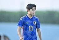 シュート場面と競り合いで活きる日本人独特の身体の使い方「なんば」の体重移動【久保建英に感じるサッカーと日本の武術の融合】(2)の画像