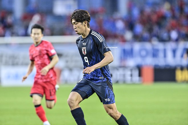 【宮代大聖アルバム】FW宮代大聖の韓国戦で先発出場した写真33枚！ サッカー日本代表がE-1連覇を達成した記念試合での現地写真「日本代表ー韓国代表」の画像001