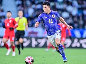 【FW細谷真大が森保ジャパンで生き残るために見せたもの(1)】試合後に語った手応えと2つの課題…浅野拓磨と上田綺世初が別メニュー調整の中で掴んだ代表フル出場の画像