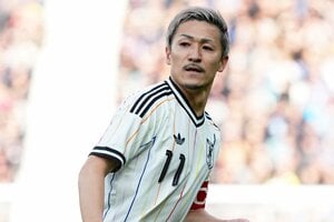｢W杯のキーマンになる｣ノンストップ前田大然が圧巻の“4戦連発”左足弾！｢マジで絶好調｣明日発表の森保Jへ猛アピール！CF待望論もの画像