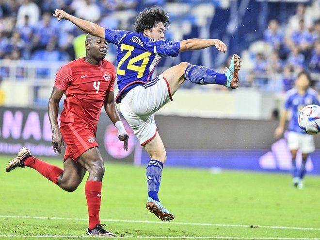 サッカー日本代表はカナダ代表に逆転負け…相馬勇紀が先制点を奪うも、1－2でカタールワールドカップ前最後の調整試合を終えるの画像