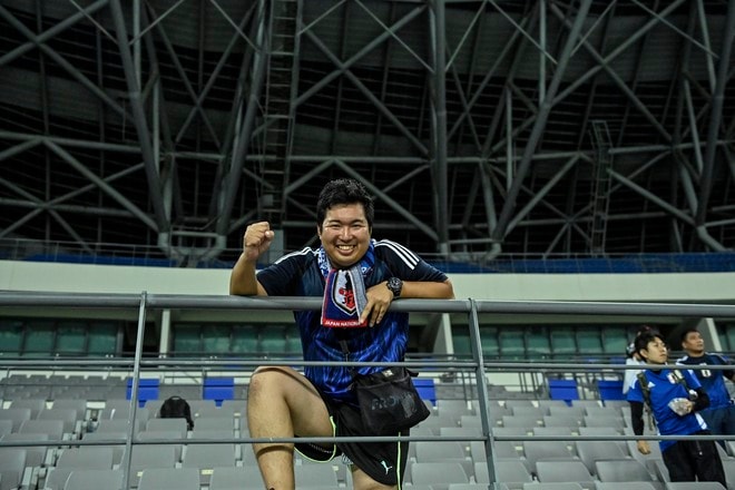 【試合アルバム】川崎フロンターレFW山田新の代表デビュー48枚の試合写真！ 韓国・龍仁で日本代表ユニフォームを着用したプレー写真「日本代表ー香港代表」の画像035