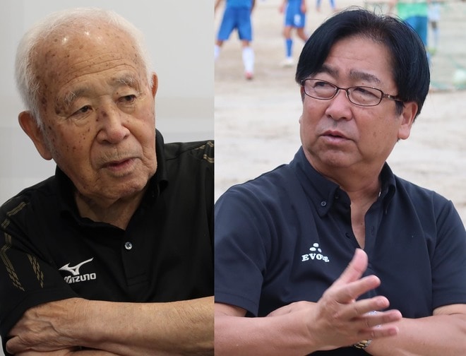 【高円宮杯プレミアリーグ初制覇！大津・平岡和徳TA×恩師・古沼貞雄氏の”不易流行”とは(2)】「今日の汗、明日輝く」。85歳の名伯楽・古沼貞雄監督が強調し続ける日々の積み重ねの重要性の画像