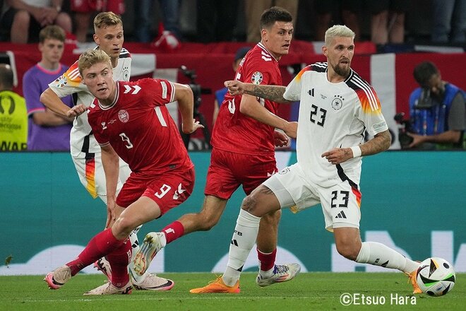 【UEFA　EURO2024現地撮】シュマイケル｢神セーブ｣も…開催国ドイツがデンマークを下して準々決勝へ【ドイツ代表vsデンマーク代表】原悦生PHOTOギャラリー｢サッカー遠近｣の画像002