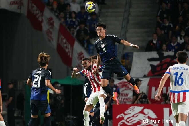 勝てない試合が3つ続いている日本、エース上田綺世のゴールで負け試合を引き分けに！【日本代表vsパラグアイ代表】原悦生10月シリーズPHOTOギャラリー(1)の画像006